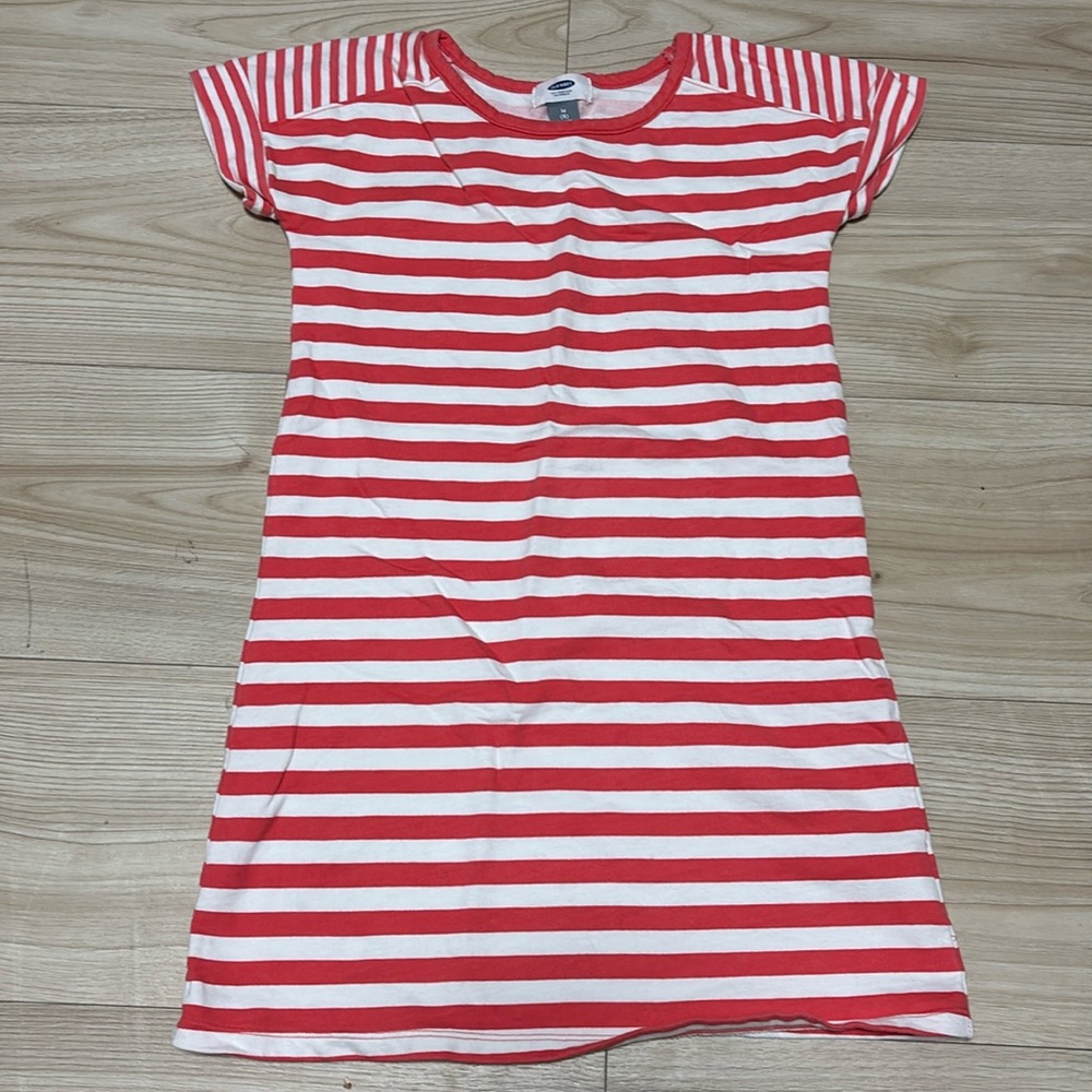 Old Navy Kids Striped Dress Size: 8